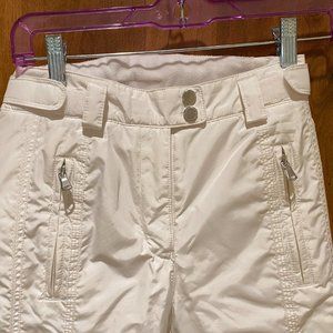 Poivre Blanc Girls' White Ski Pants Size 10